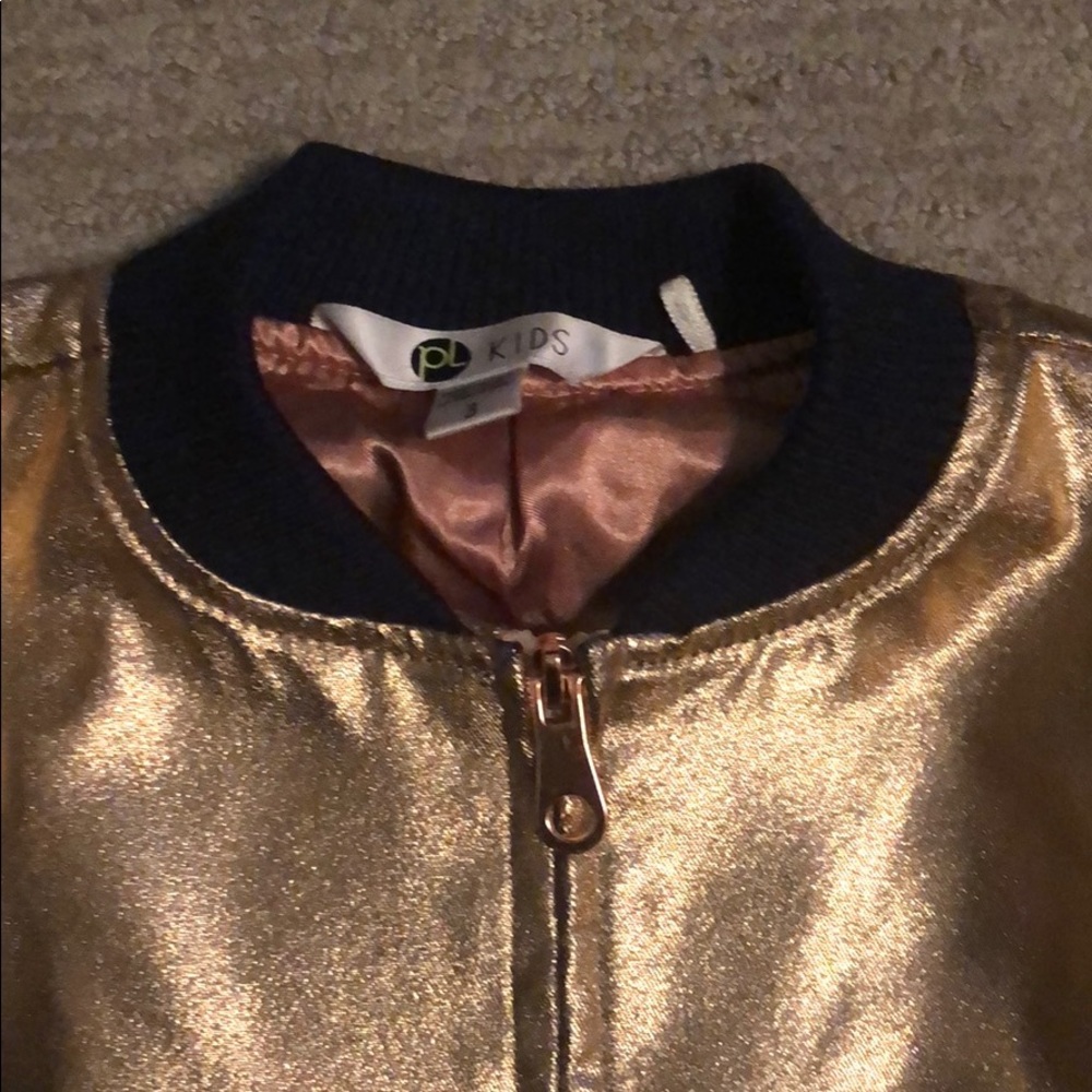 Rose gold toddler bomber - Picture 2 of 6